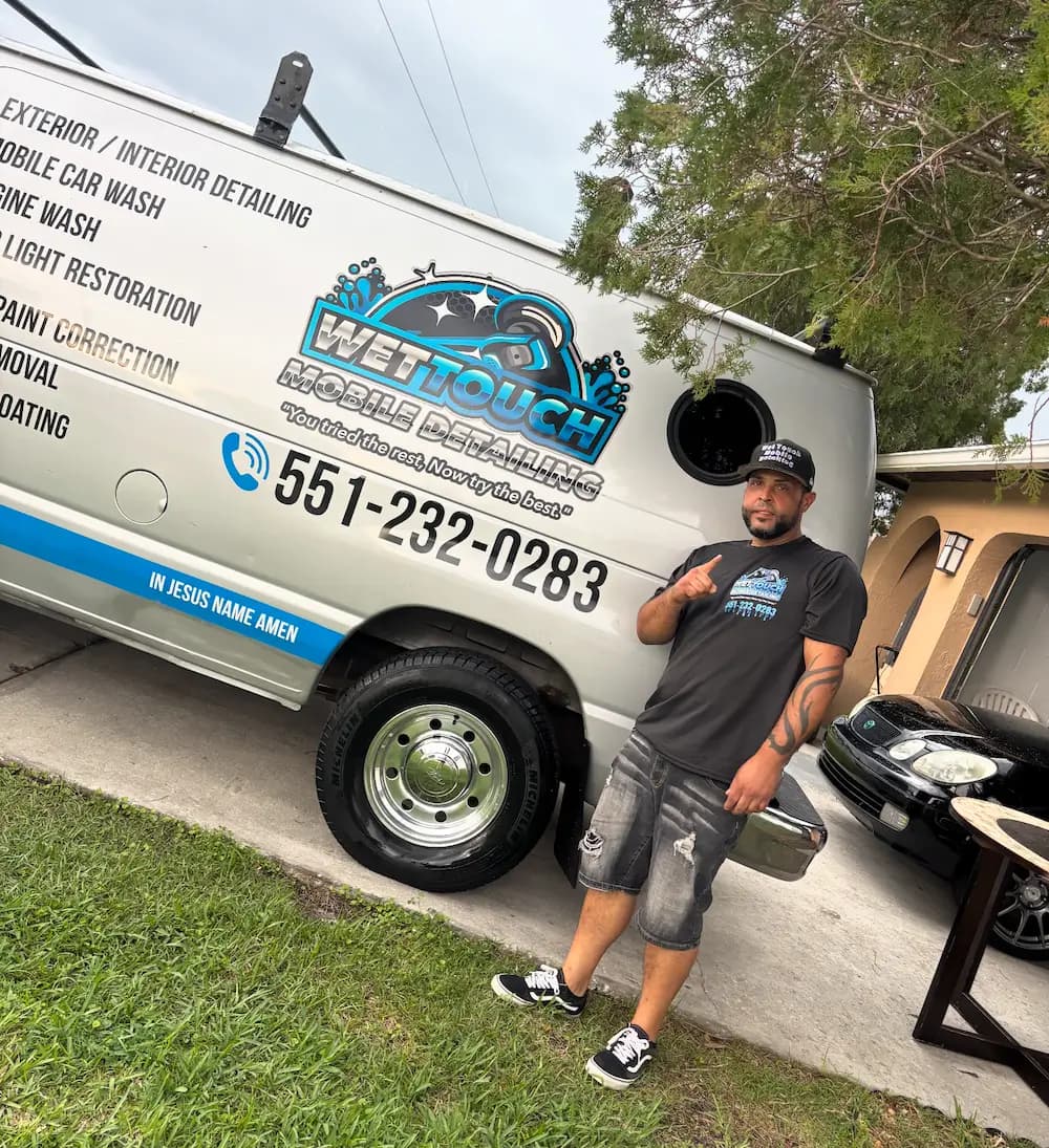 Wet Touch Mobile Detailing professional at work